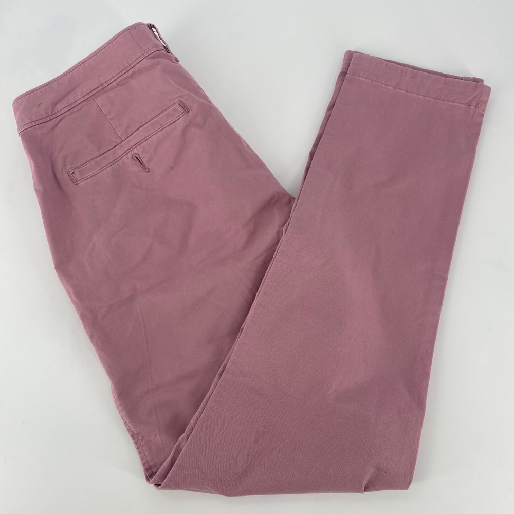 Abercrombie &‎ Fitch Langdon Slim Stretch Chino Pants Mens 30x30 Rose Pink